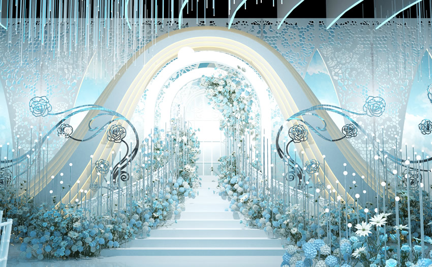 库车釡香烙馍村水晶厅效果展示